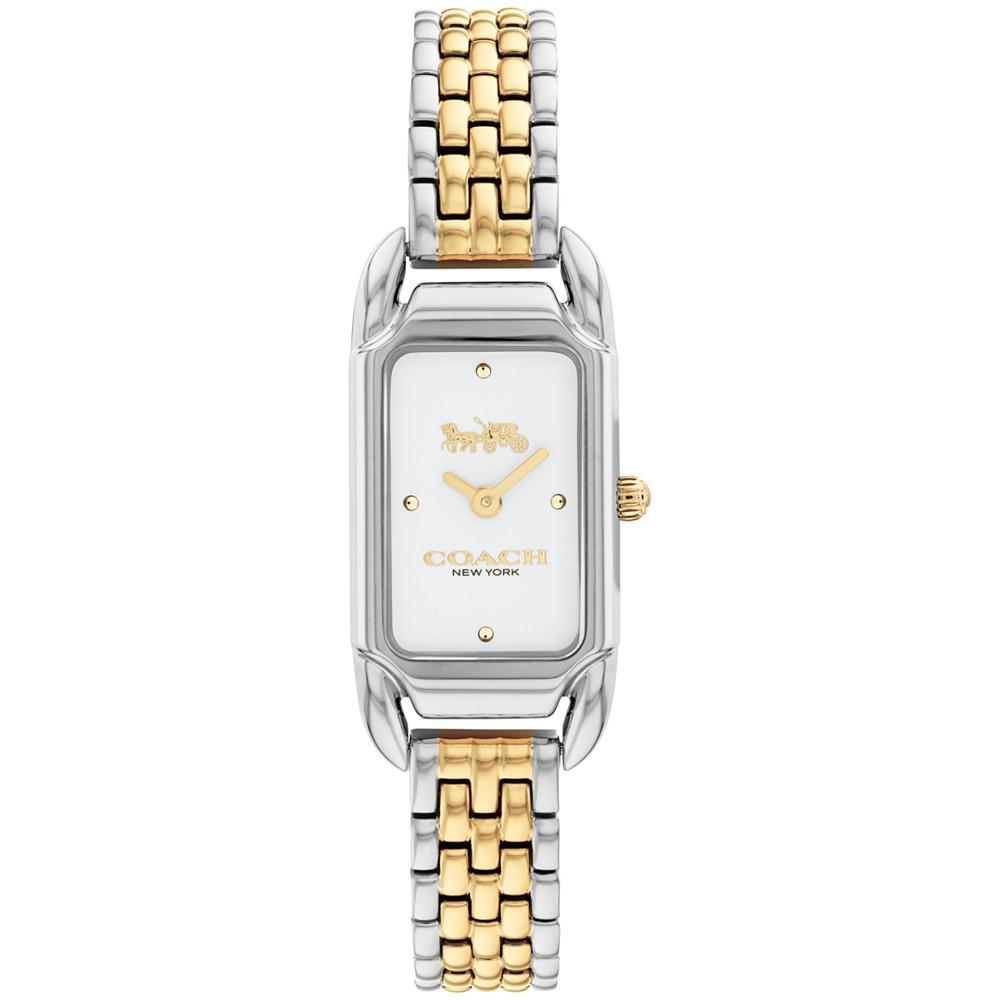 COACH Women's Cadie Two Tone Stainless Steel Bracelet Watch, 17.5 x 28.5mm