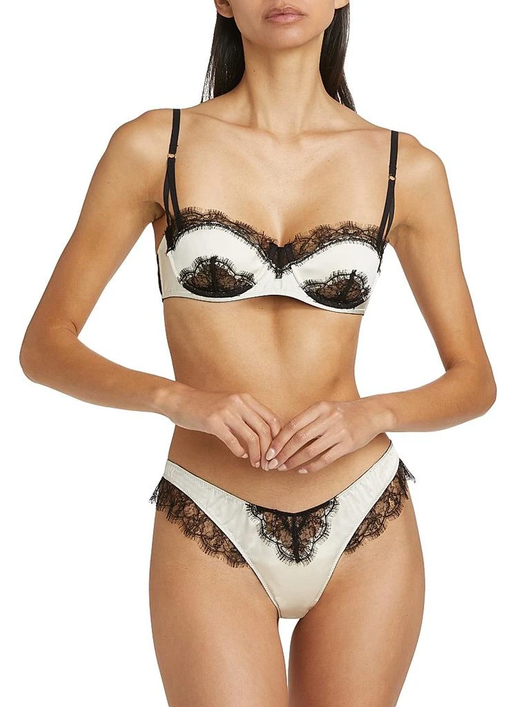 Kiki De Montparnasse Lace Inset Balconette Bra 3