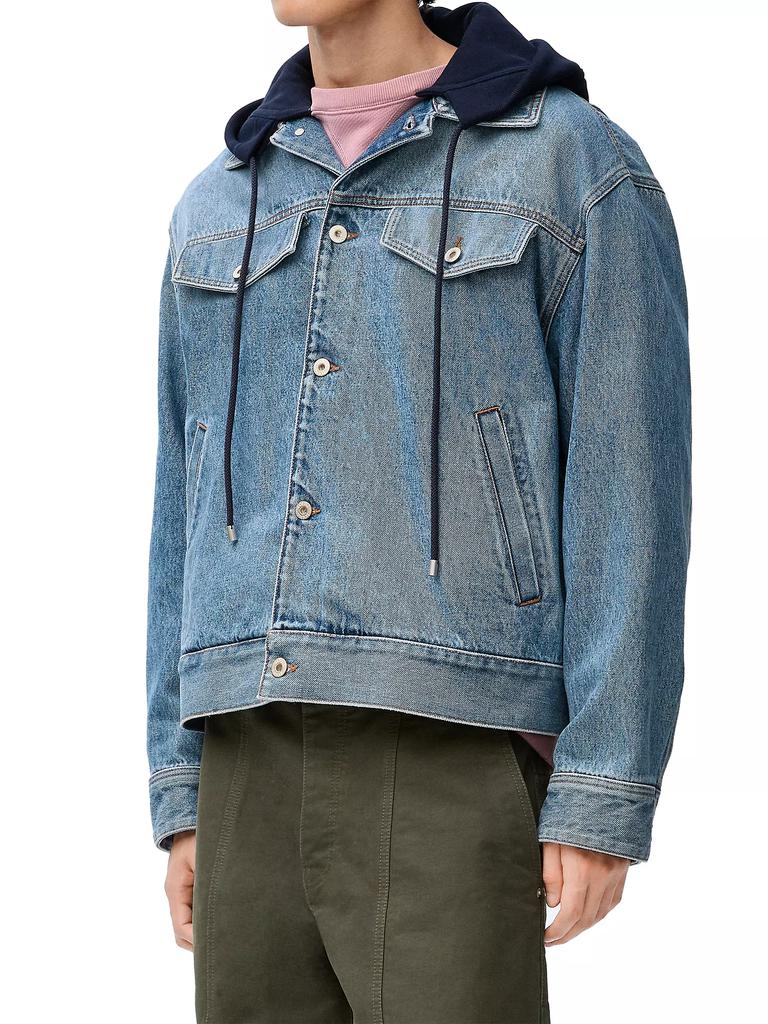 Loewe Leather Patch Denim Jacket - Shorts - Free Shipping