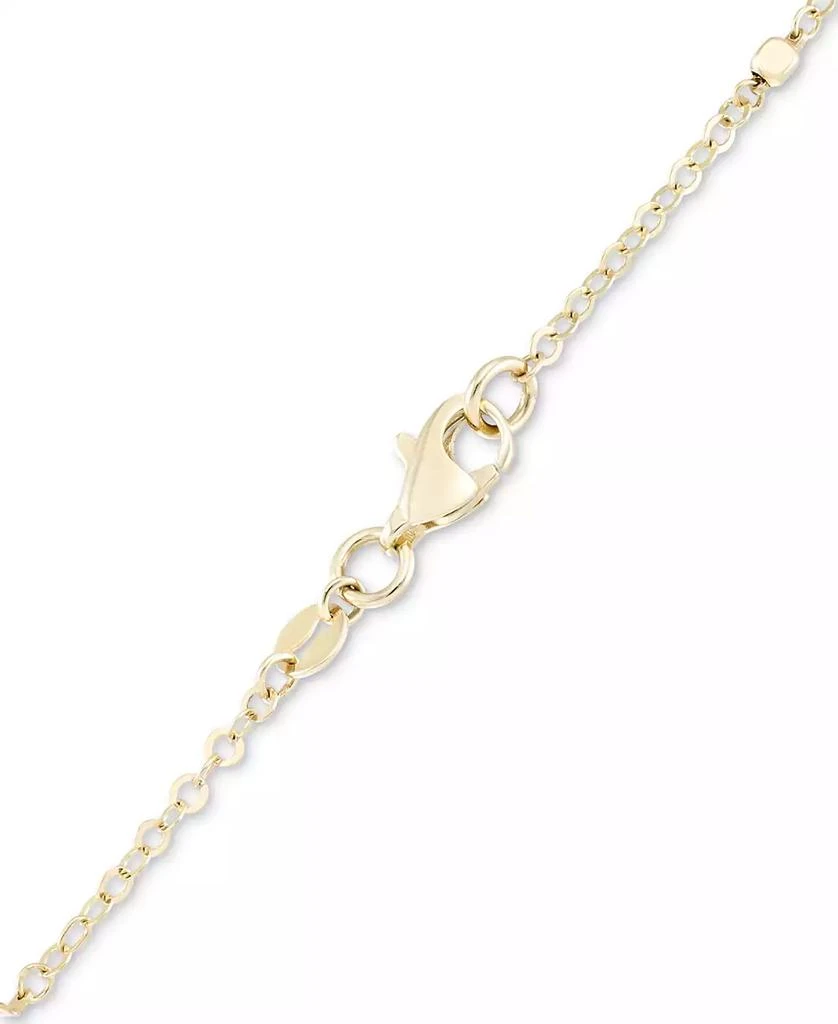 Macy's Enamel Evil Eye Charm Bracelet in 10k Gold 2