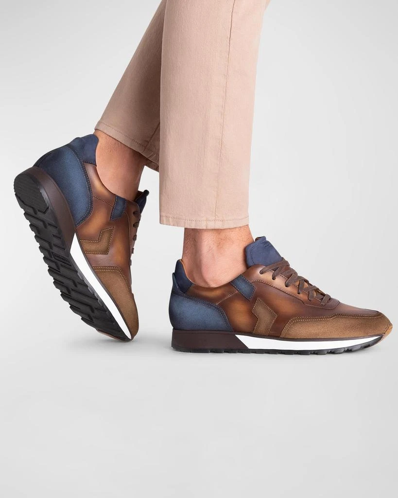 Magnanni Men's Aero Hand-Painted Runner Sneakers 3