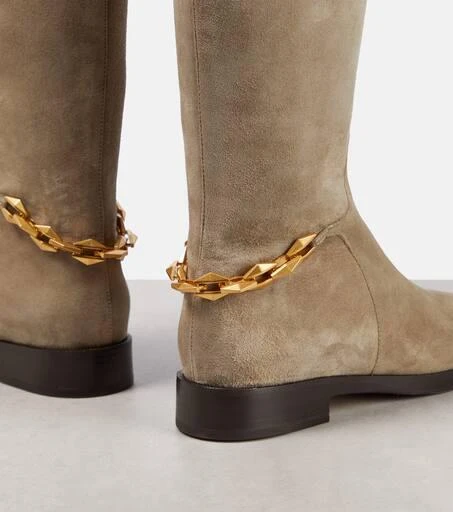 Jimmy Choo Nell suede knee-high boots 6
