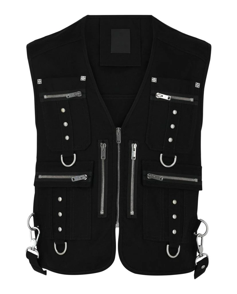 Givenchy Multi-Pocket Wool Vest 1