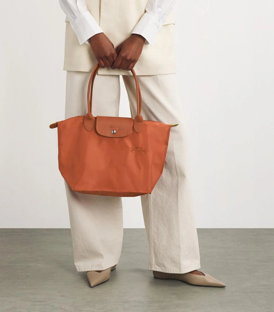 Longchamp Medium Le Pliage Green Tote Bag 2
