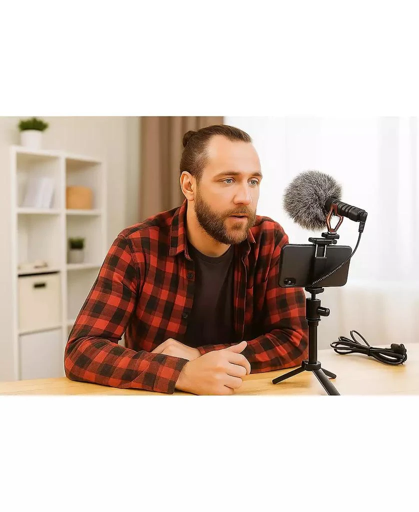 3p Experts Shotgun Mic – Universal Smartphone 
Camera Microphone Kit For Phone 2