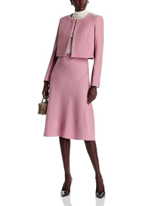 open lace back dress Hugo Boss Direpa Sheath Dress - Pink main image 0