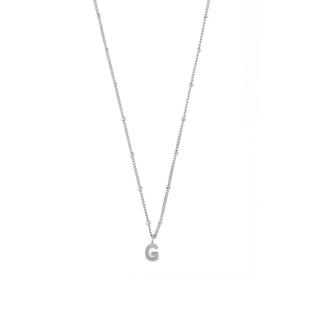 Orelia London Satellite Chain Initial Necklace 9