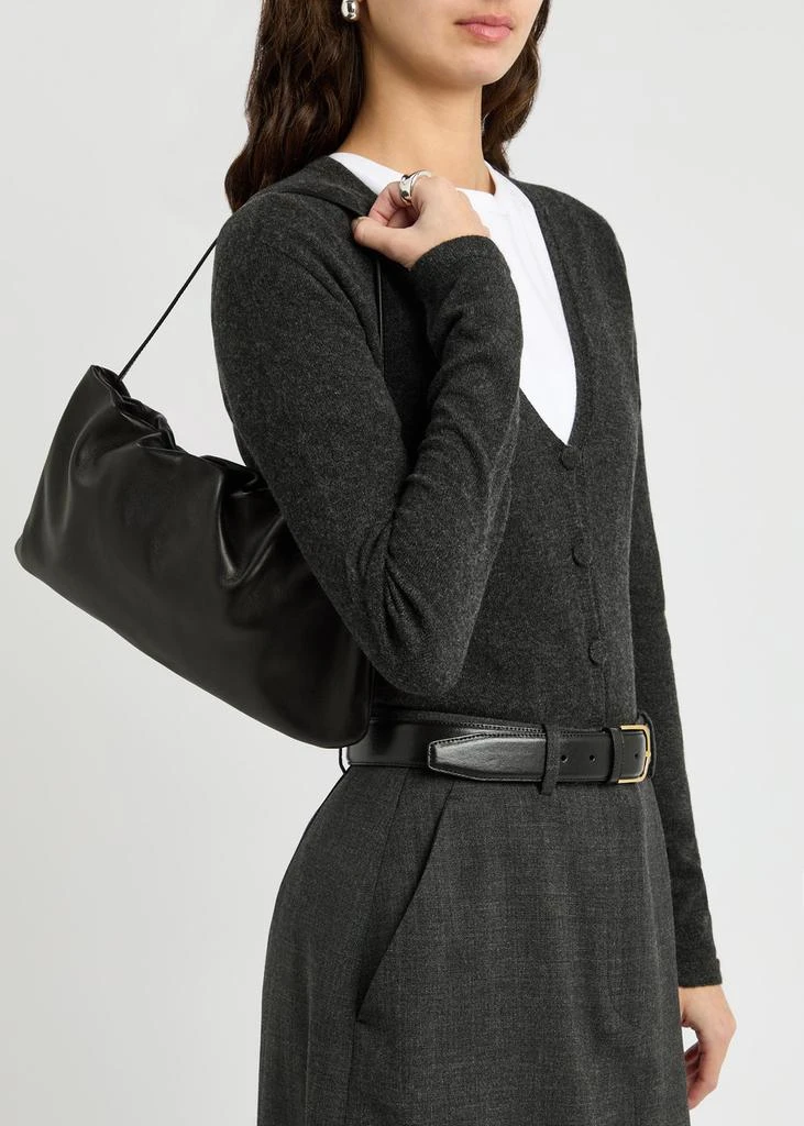 The Row Bourse XL leather shoulder bag 5