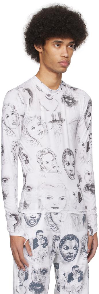 Maisie Wilen White Body Shop Long Sleeve T-Shirt
