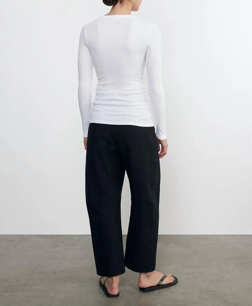Enza Costa Enza Costa - Women's Textured Knit Crew Top 2