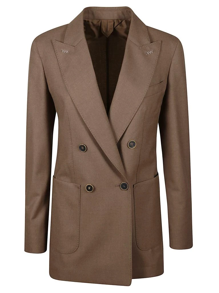 Max Mara Structured Double-Breasted Blazer With Wide Lapels