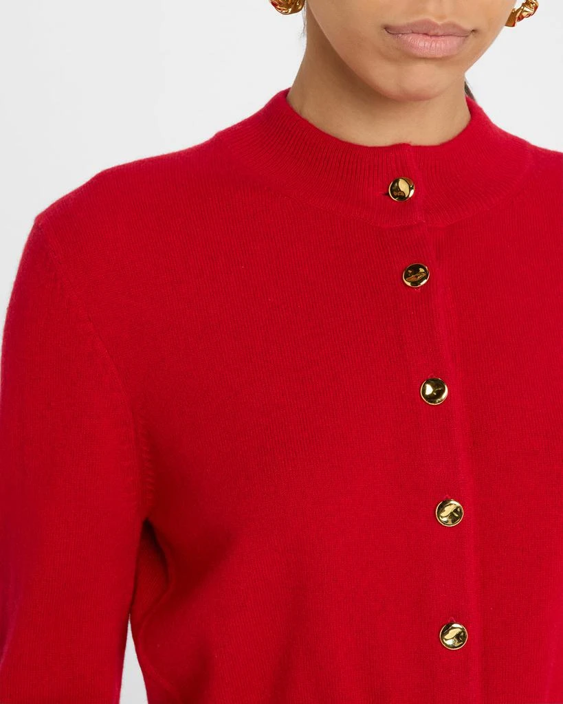 Brandon Maxwell Shrunken Cashmere Cardigan 5