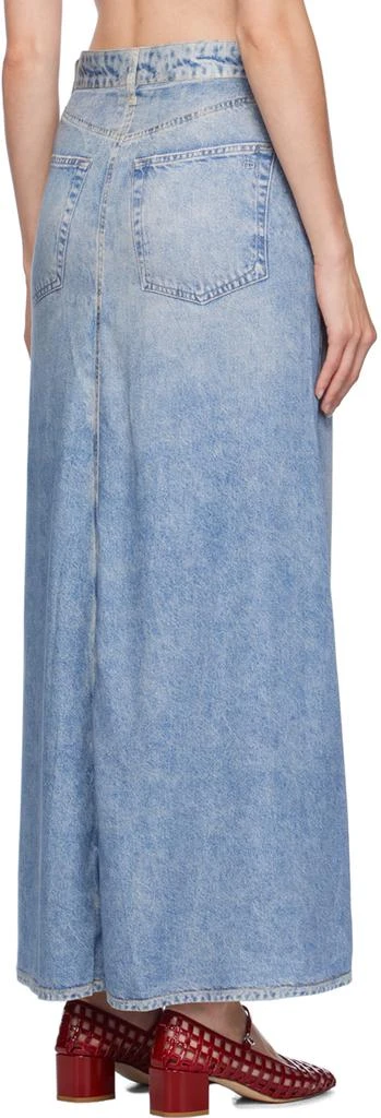 Rag & Bone Blue Liquid Miramar Skirt 3