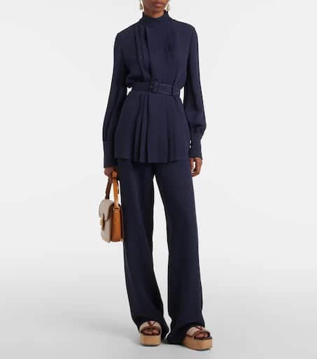 Valentino Viva Superstar leather-trimmed canvas slides 3