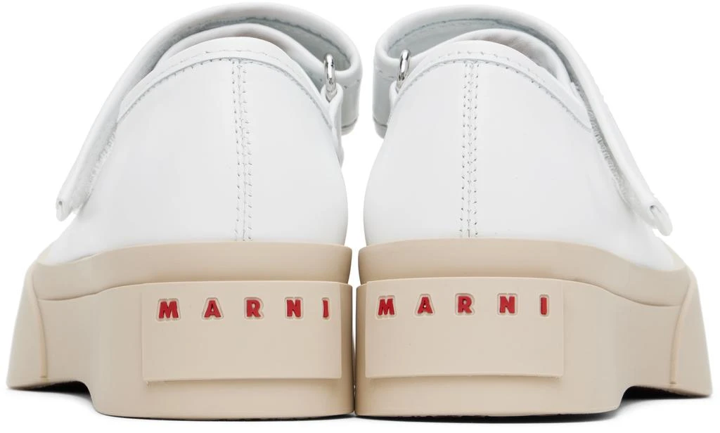 Marni White Pablo Mary Jane Ballerina Flats 2