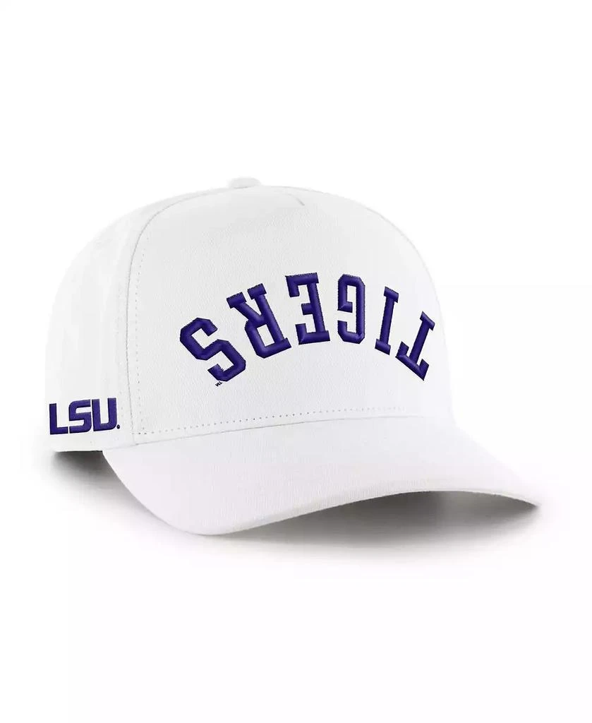 47 Brand Men's White LSU Tigers Flip Script Hitch Adjustable Hat 1