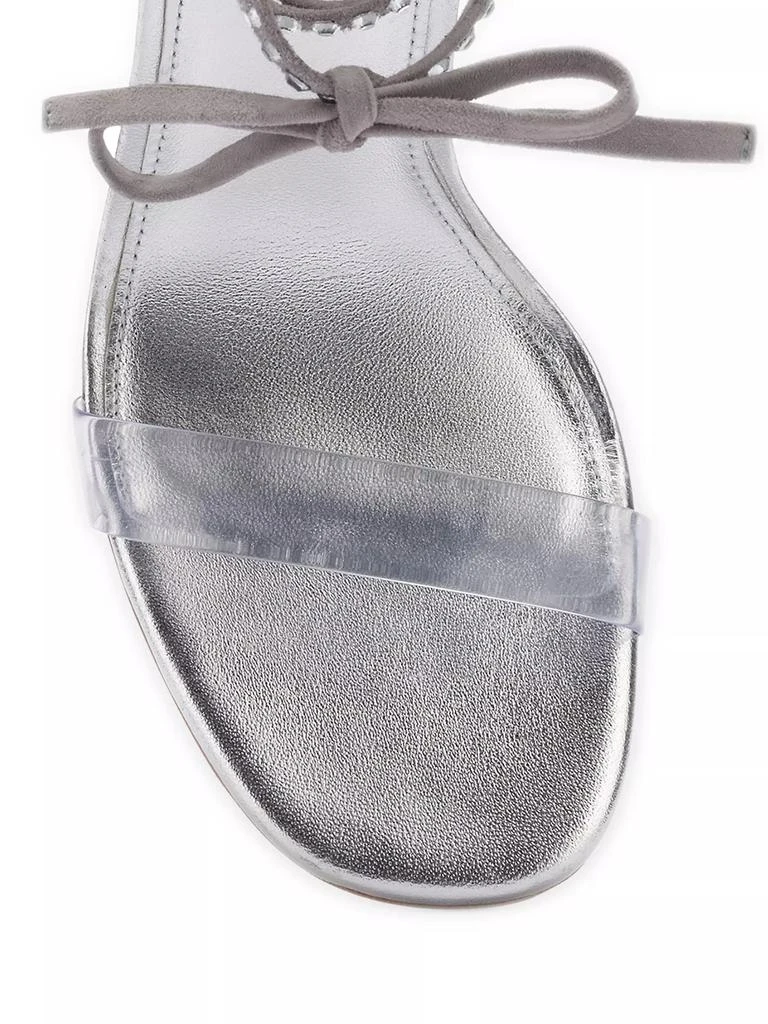 Larroude Disco Gloria Embellished Wrap Sandals 4