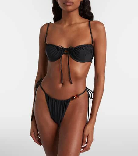 Faithfull Ombra embellished bikini bottoms 2