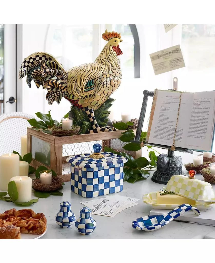 MacKenzie-Childs Royal Check Recipe Box 3