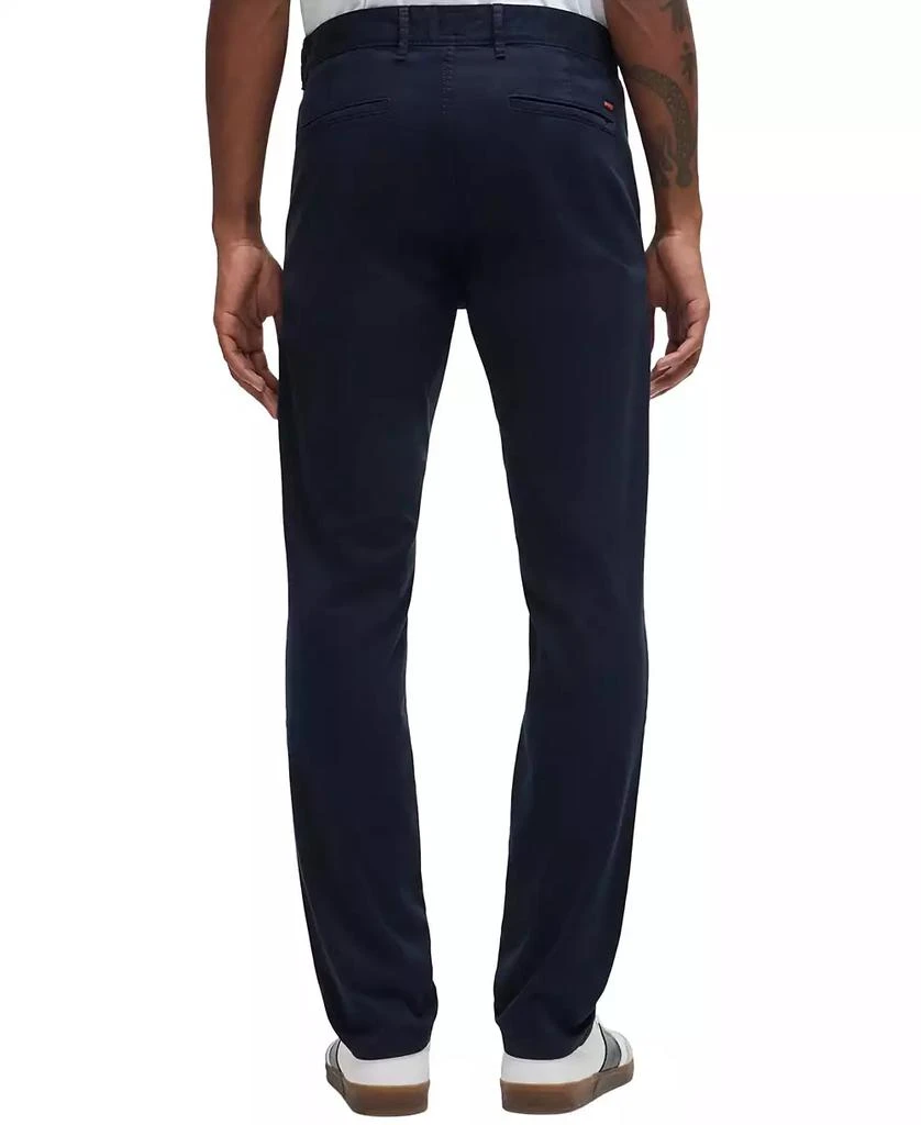 Hugo Boss Men
s Stretch-Cotton Satin Slim-Fit Chinos 3