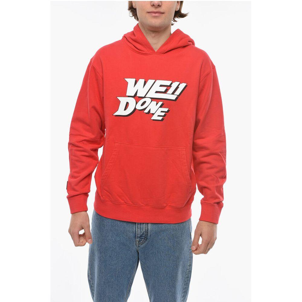 We11done Polished Logo Fitted Men's Hoodie