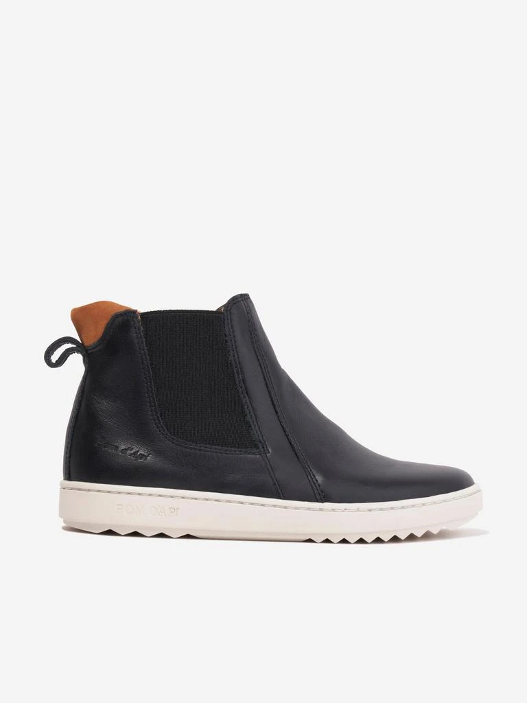 Pom D'Api Pom D'Api Boys Leather Wouf New Jod Boots in Black 1