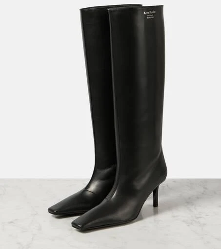 Acne Studios Leather knee-high boots 5