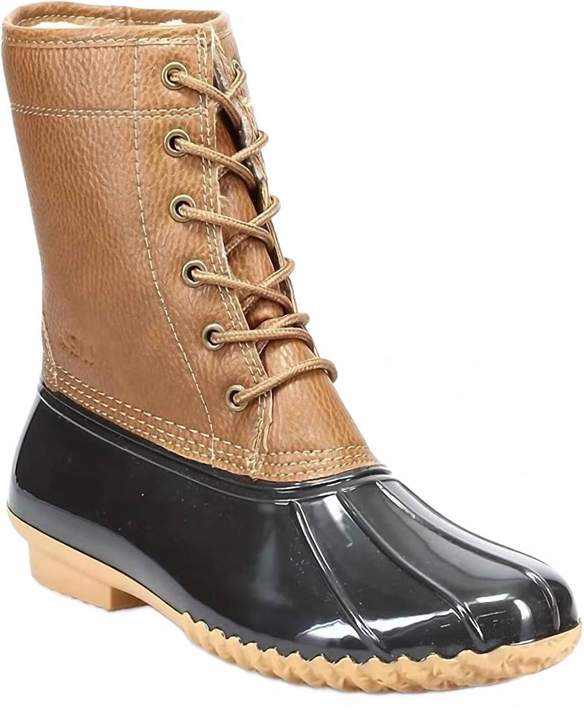 JBU BY JAMBU Women's Maplewood Waterproof Rain Mid Calf Boot In Chocolate Brown