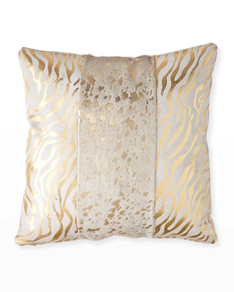 Massoud Colorblock Zebra & Spots Pillow