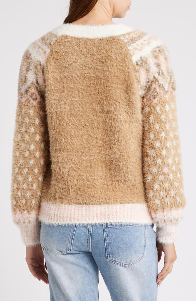 ALL IN FAVOR Fair Isle Sweater