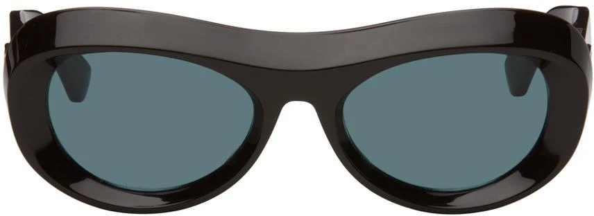 Bottega Veneta Brown Scoop Round Acetate Sunglasses 1