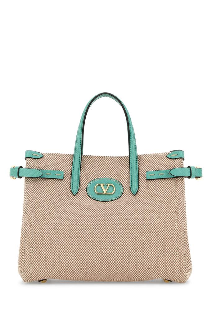 Valentino Two-tone canvas Antibes handbag