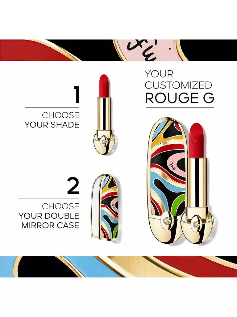 Guerlain GUERLAIN x Pucci Rouge G Customizable Lipstick Case 2