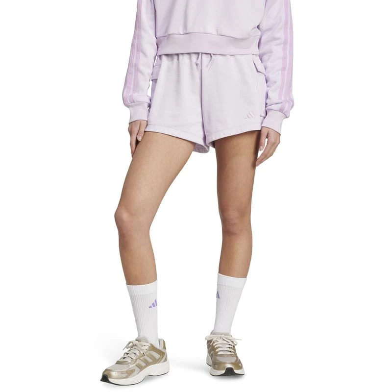 Adidas adidas Essentials Small Logo Terry Cargo Shorts - Women's 1