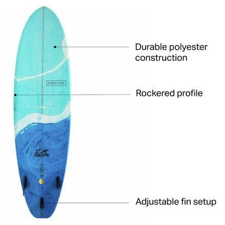 Modern Surfboards Falcon PU Surfboard 3
