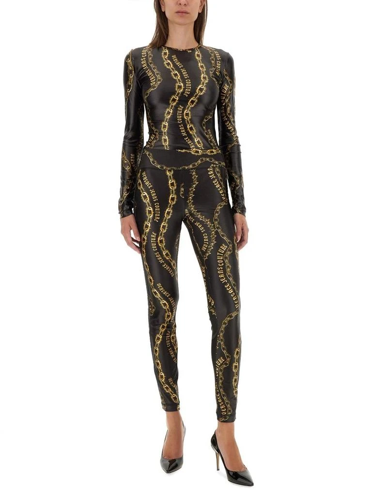 Versace Versace Jeans Couture Chain Print Bodysuit 3
