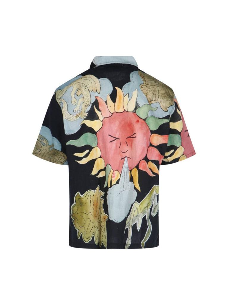 Our Legacy Solar Power" Printed Shirt – Black