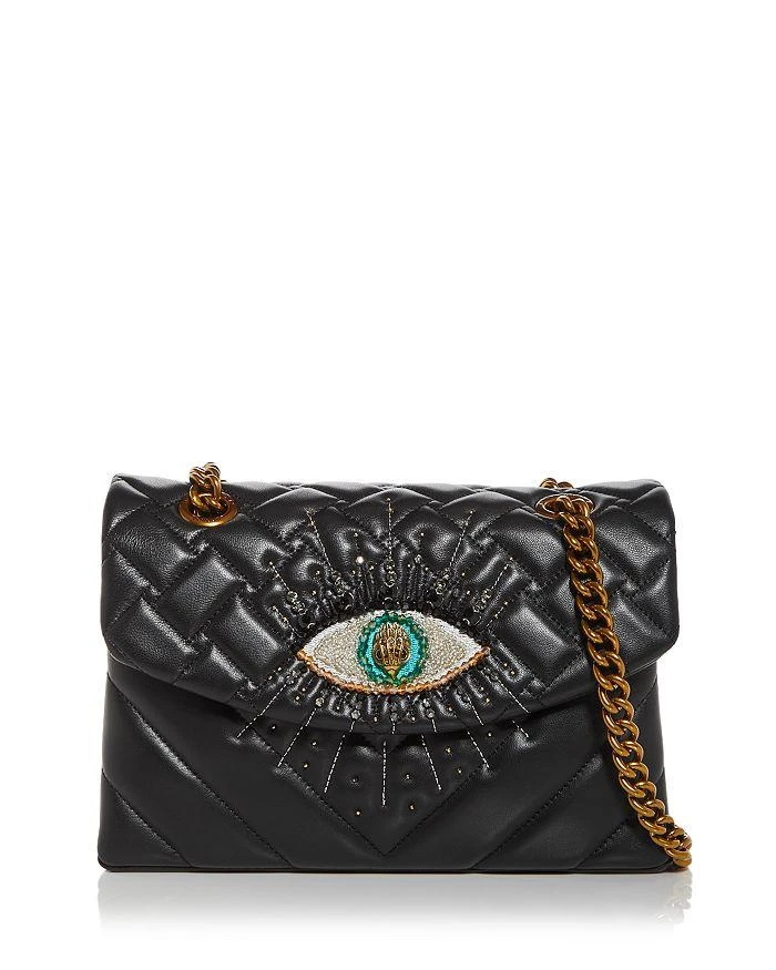 Kurt Geiger Kensington Eye Embellished Leather Shoulder Bag 1