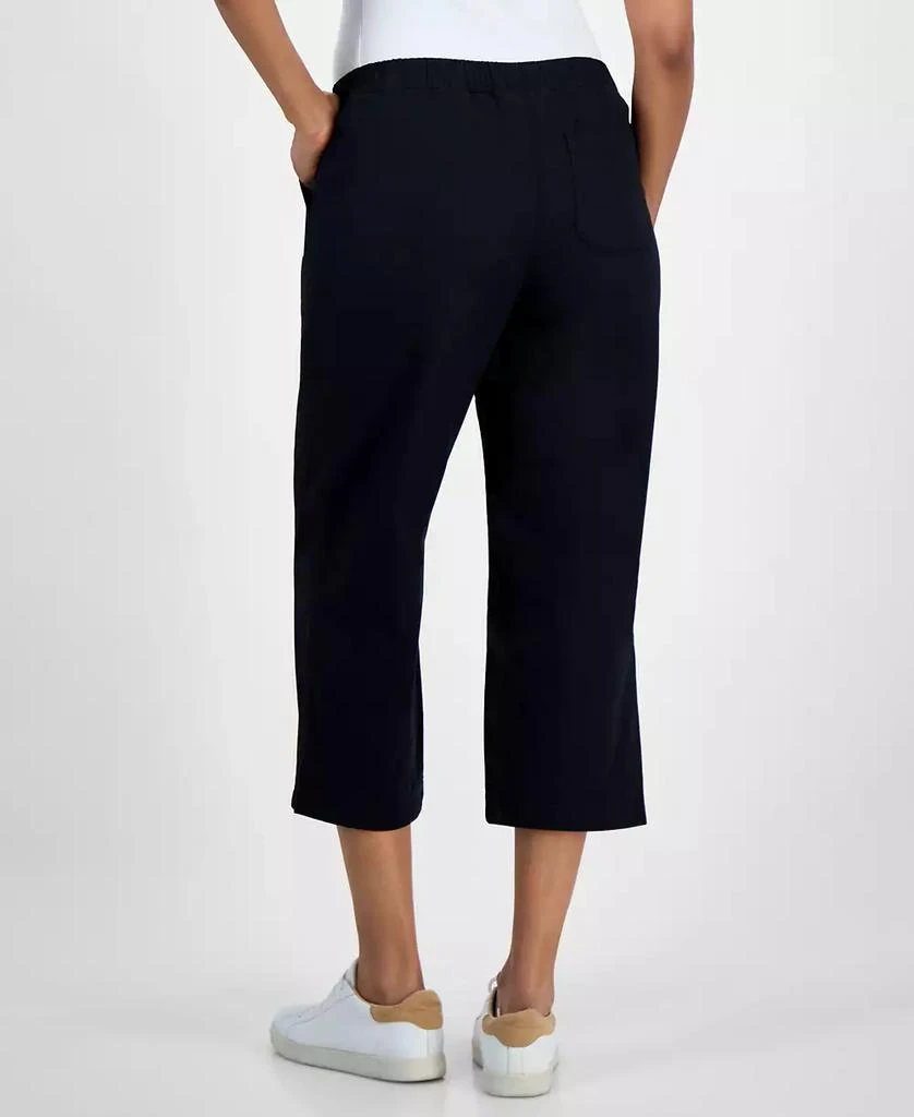 Style & Co Petite Herringbone Pull-On Capri Pants, Exclusively at Macy's 2