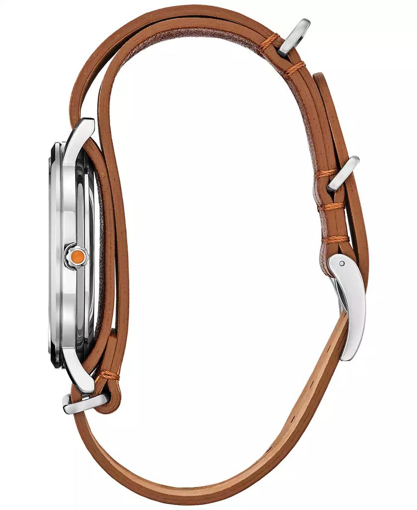 Citizen Eco-Drive Men's Star Wars Ahsoka Tano Brown Leather Strap Watch 41mm