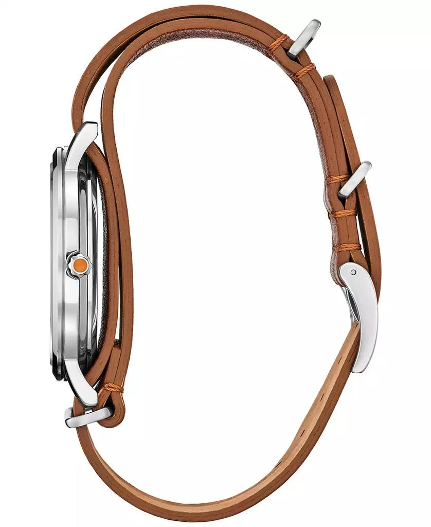Citizen Eco-Drive Men's Star Wars Ahsoka Tano Brown Leather Strap Watch 41mm 2