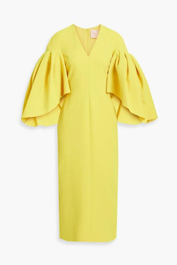 ROKSANDA Sarien cape-effect crepe midi dress 1
