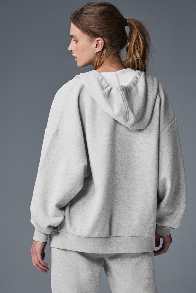 alo Accolade Hoodie ライトグレー フーディ　S Accolade Hoodie - Athletic Heather Grey | ALO