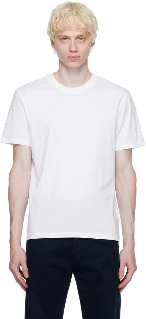 AMI Paris White Ami de Cœur T-Shirt 1