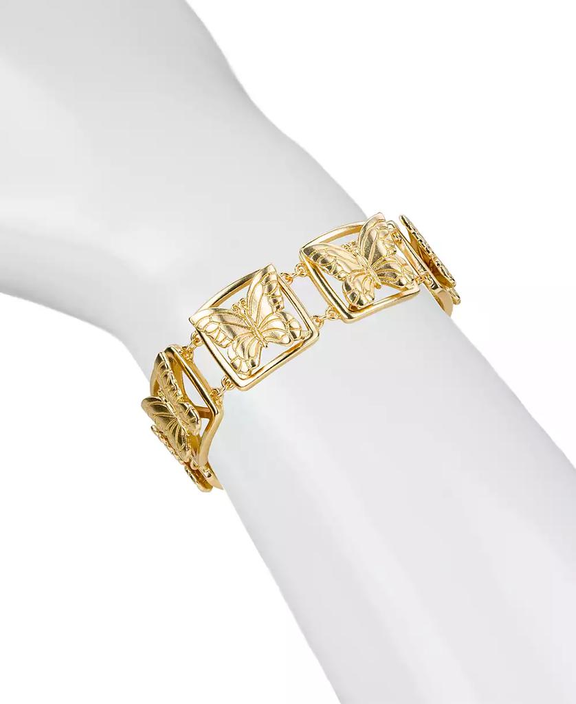Patricia Nash Gold-Tone Butterfly Link Bracelet