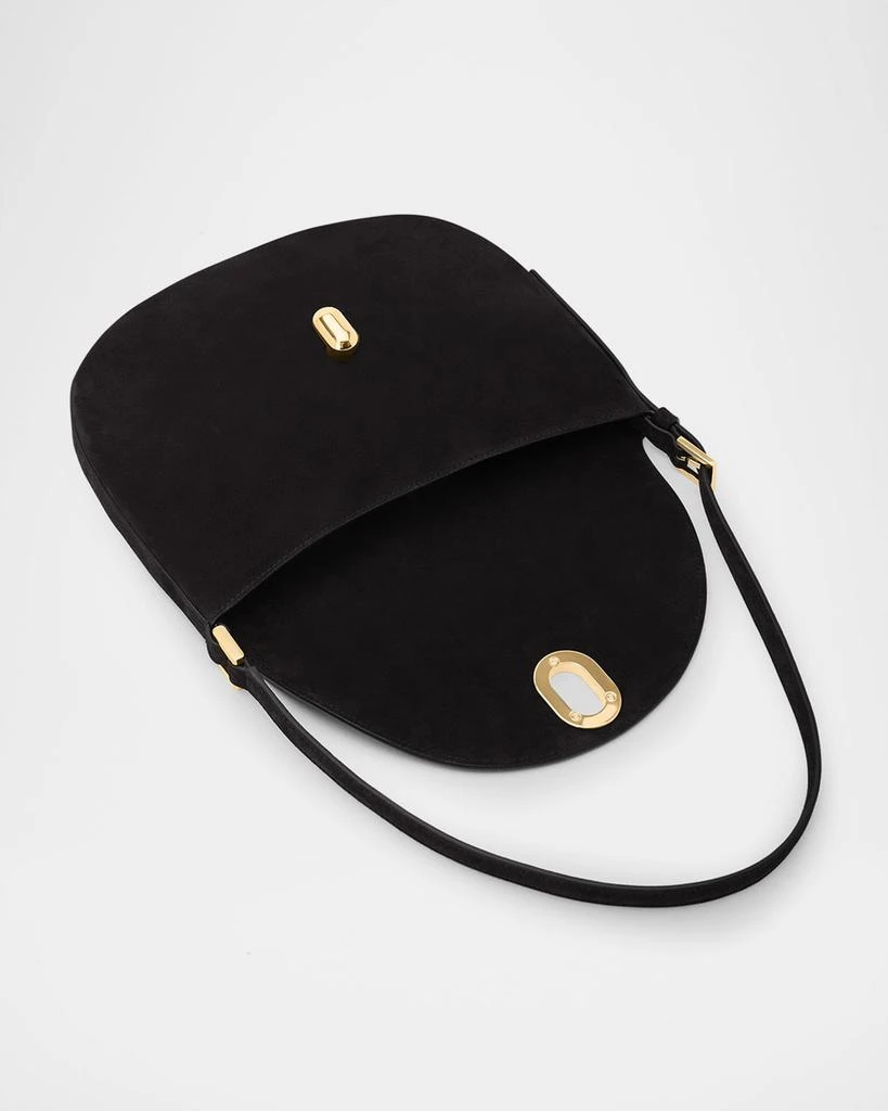 SAVETTE The Tondo Suede Hobo Bag 4