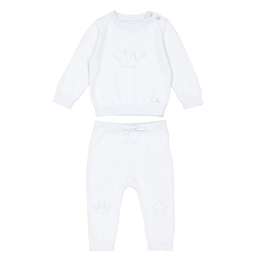 Marie Chantal Pointelle Crown Crawler Set 2