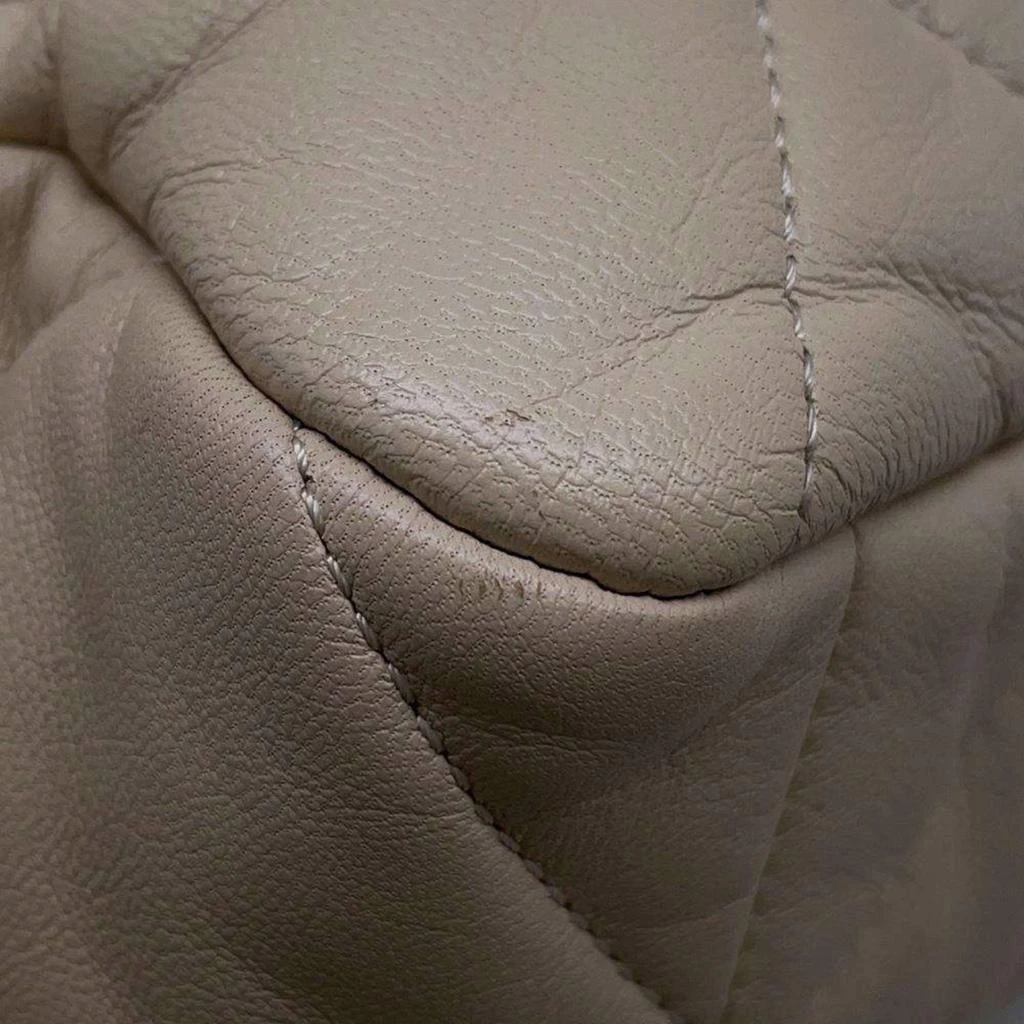 Chanel Chanel Beige Lambskin Leather 19 Chain Shoulder Handbag 9