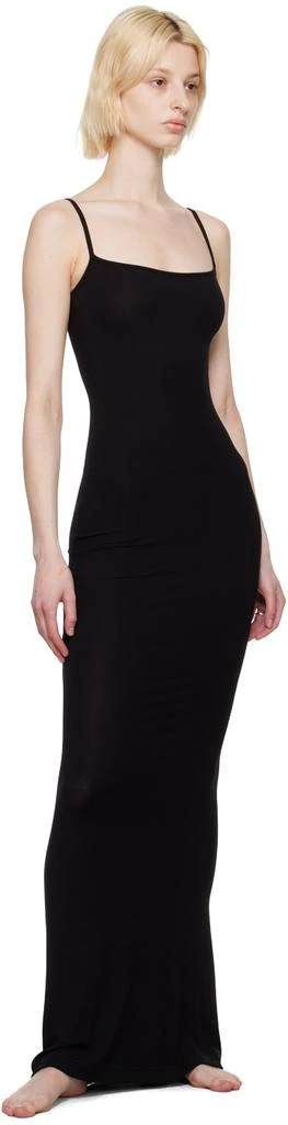 SKIMS Black Soft Lounge Long Slip Maxi Dress 4