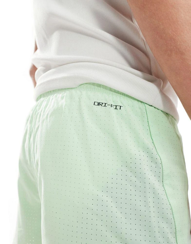 NIKE Nike Running Dri-Fit Fast 3inch short in lime green 2